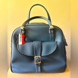 Vintage 1960’s Red American Tourister Travel Bag, Vacation or Weekender Bag